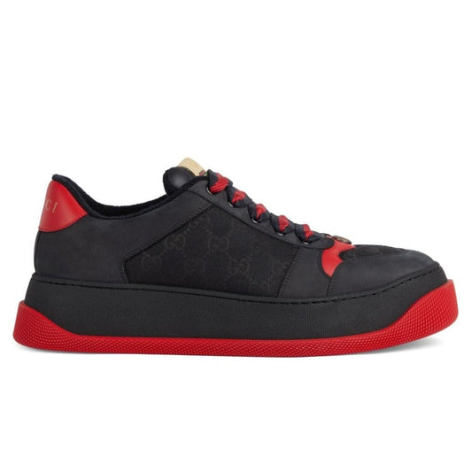 Gucci Screener GG Supreme sneakers 'Black Red' - DUBAI ALL STAR