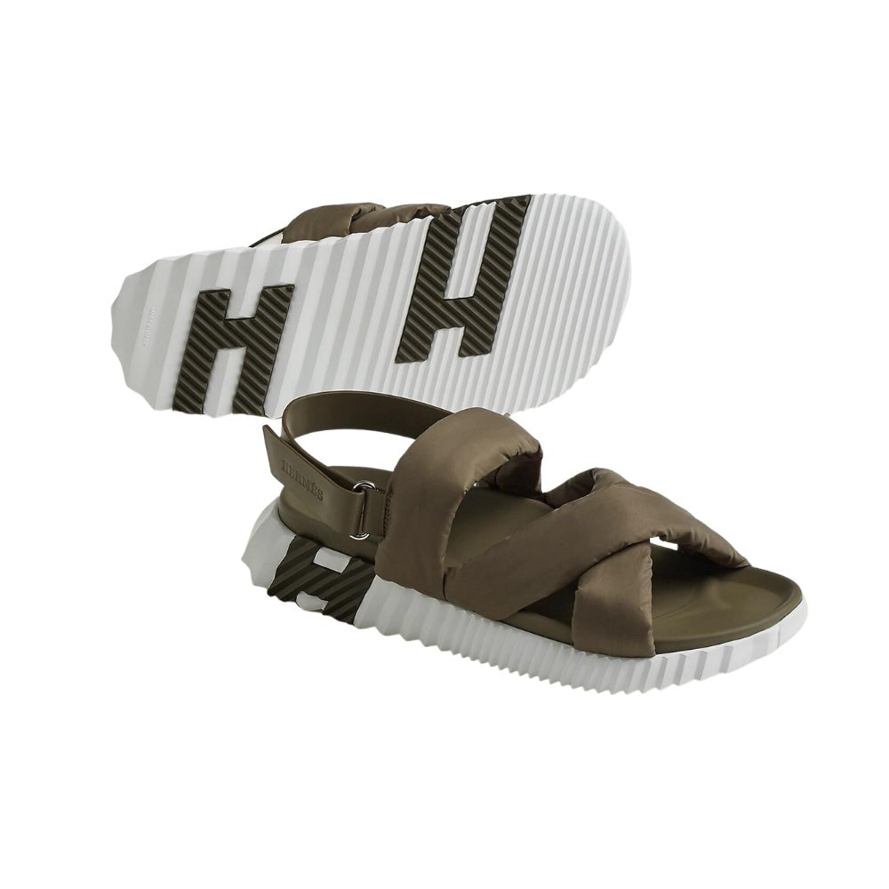 Hermes Electric sandal "Tundra Green" - DUBAI ALL STAR