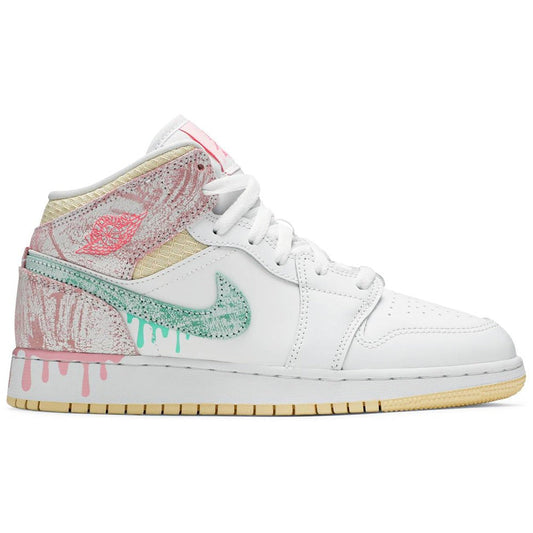 Air Jordan 1 Mid SE GS 'Ice Cream' - DUBAI ALL STAR