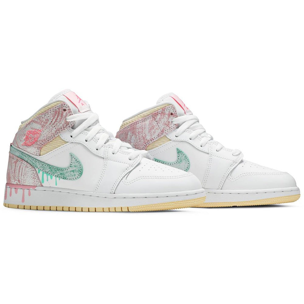 Air Jordan 1 Mid SE GS 'Ice Cream' - DUBAI ALL STAR