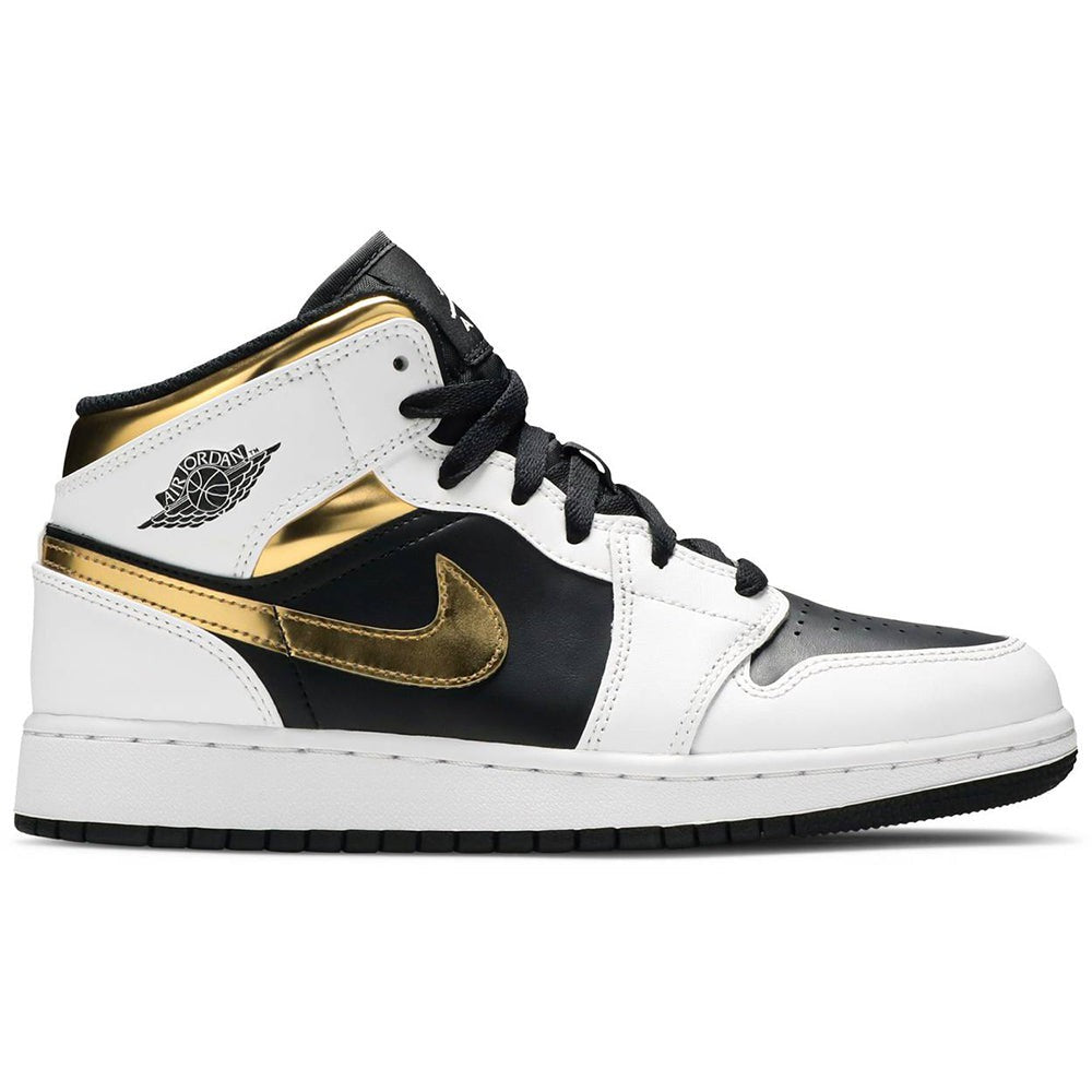 Air Jordan 1 Mid GS 'White Gold' - DUBAI ALL STAR