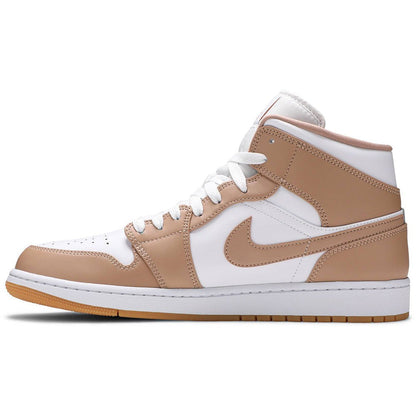 Air Jordan 1 Mid 'Tan Gum' Sneakers - DUBAI ALL STAR