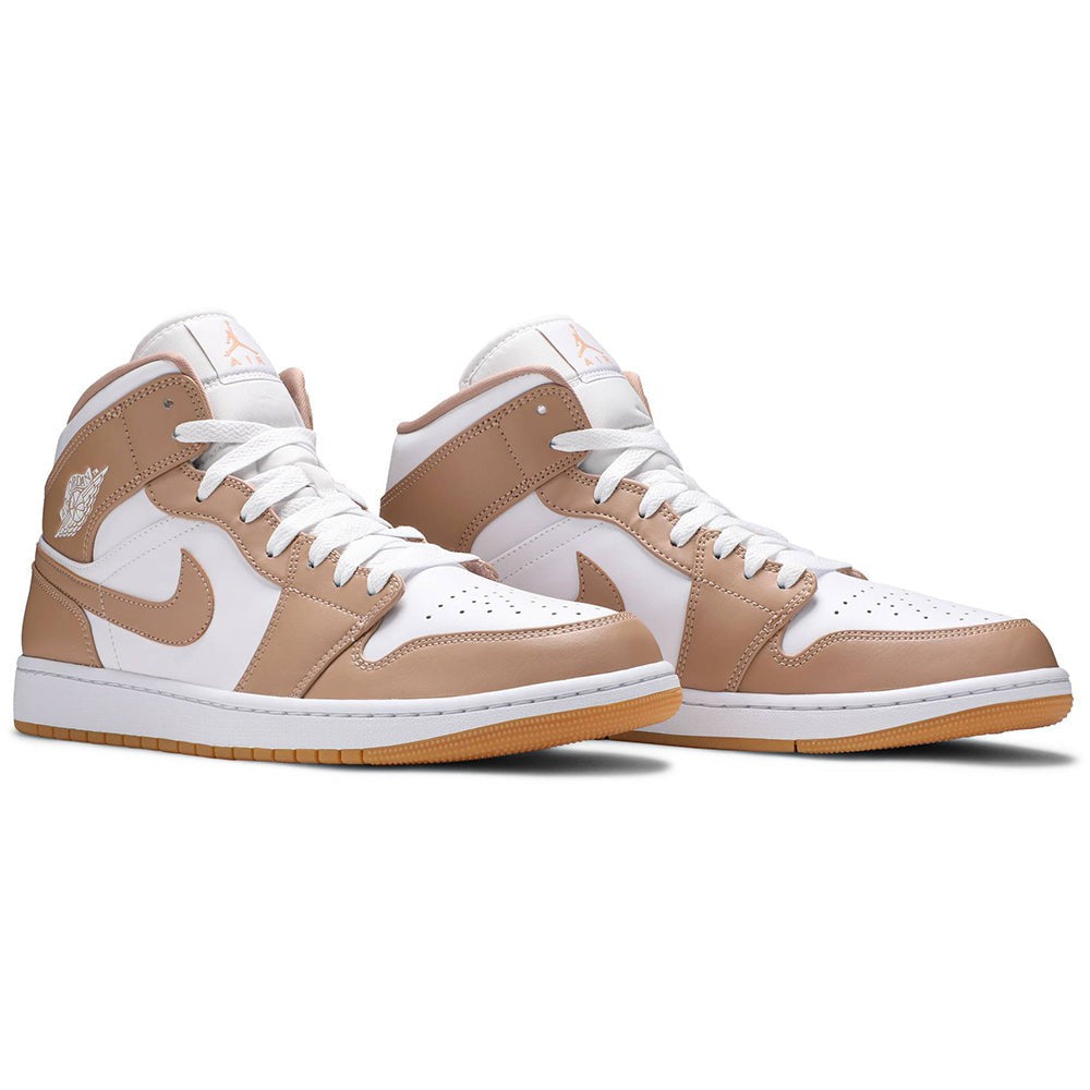 Air Jordan 1 Mid 'Tan Gum' Sneakers - DUBAI ALL STAR