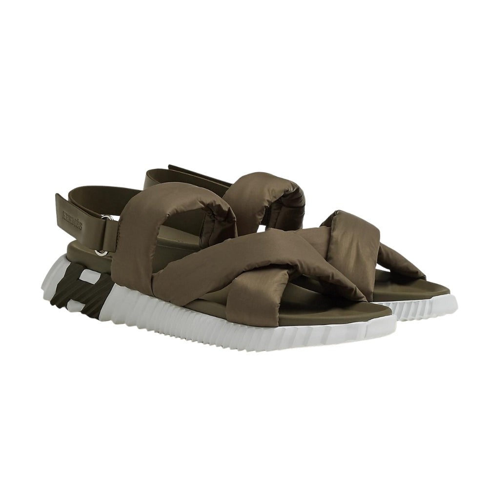 Hermes Electric sandal "Tundra Green" - DUBAI ALL STAR