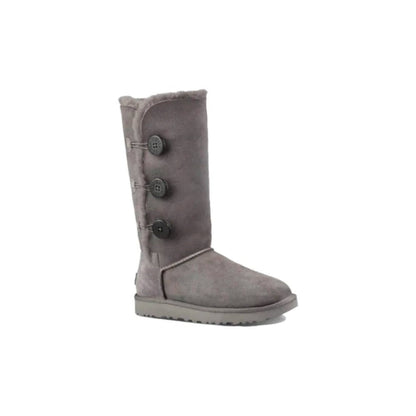 UGG Bailey Button Triplet II Chestnut Boots 'Grey' - DUBAI ALL STAR