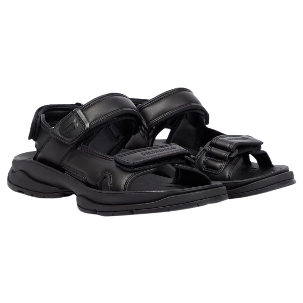 Balenciaga Tourist Sandal 'All Black' - DUBAI ALL STAR