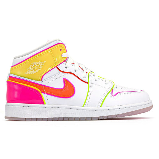 Air Jordan 1 Mid GS "Edge Glow" - DUBAI ALL STAR