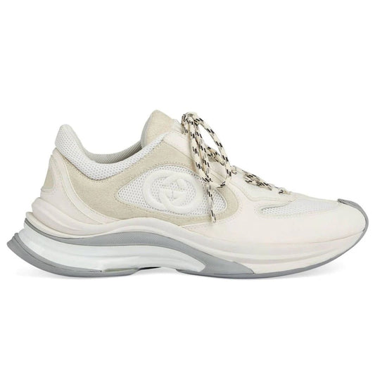 Gucci Wmns Run Sneaker 'White Suede' - DUBAI ALL STAR