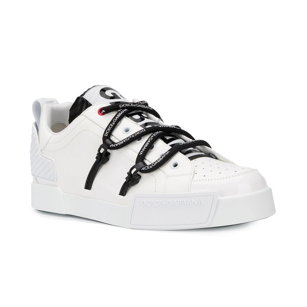 Dolce & Gabbana Portofino Logo-Embossed Sneakers - DUBAI ALL STAR