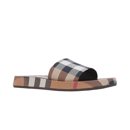 Burberry check-print cotton slides - DUBAI ALL STAR