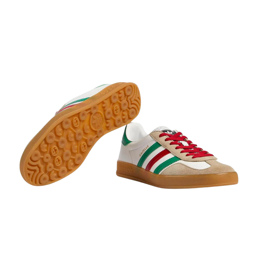 Adidas x GUCCI Gazelle  'White Green Red' - DUBAI ALL STAR