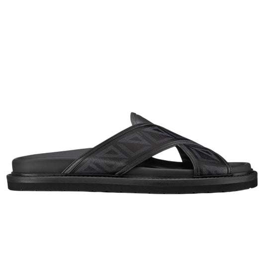 Dior Aqua Sandal 'CD Diamond - Black' - DUBAI ALL STAR