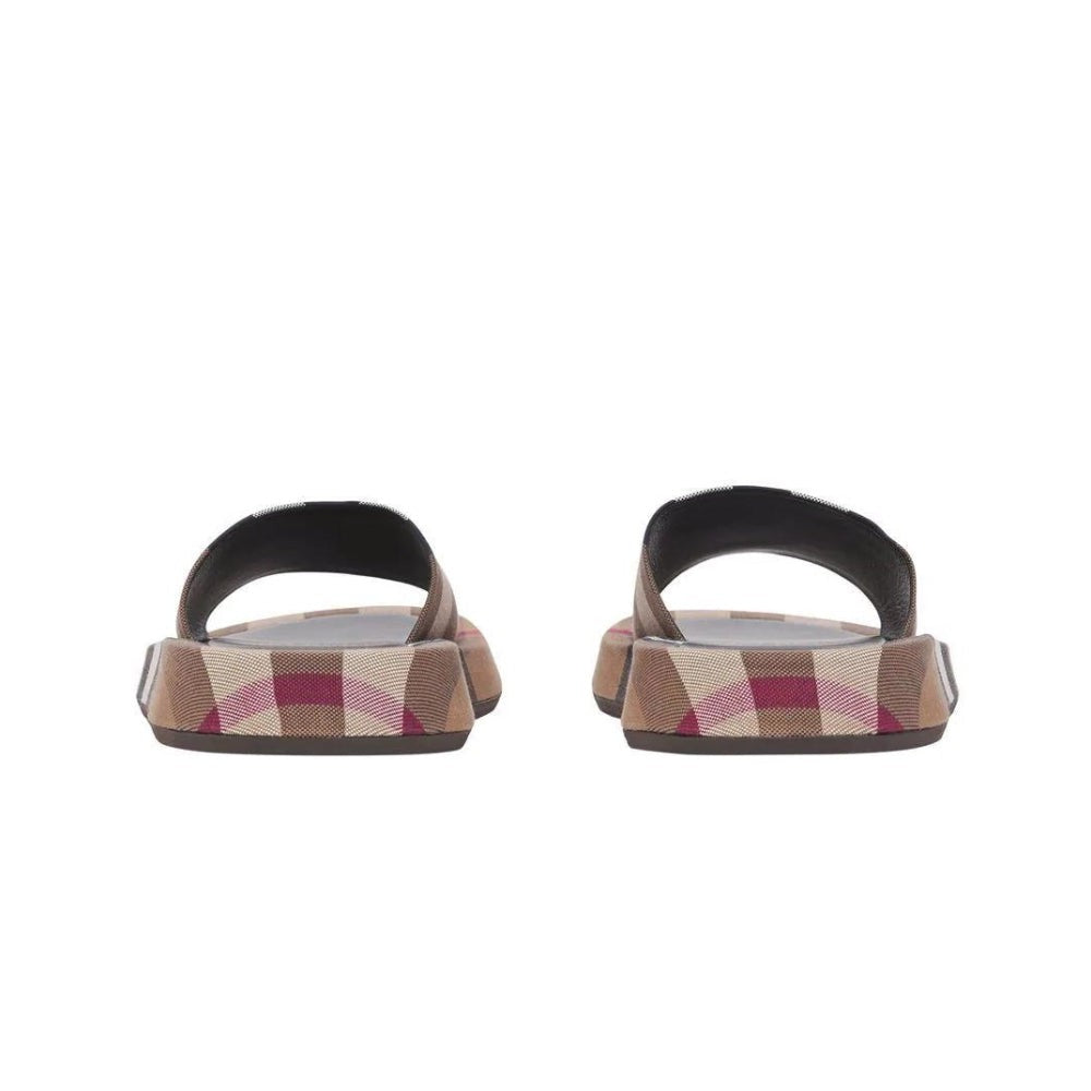 Burberry check-print cotton slides - DUBAI ALL STAR