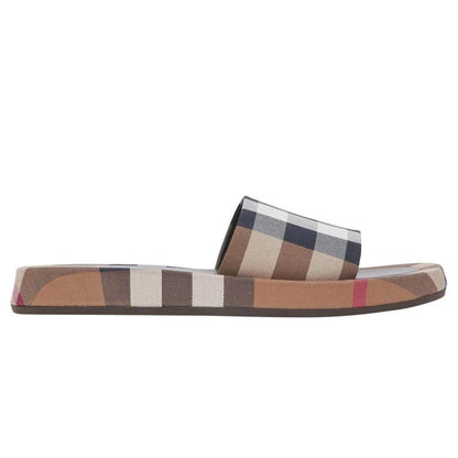 Burberry check-print cotton slides - DUBAI ALL STAR