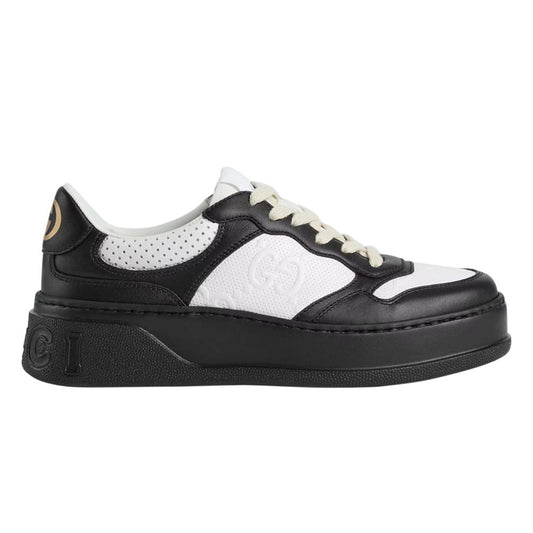 Gucci Wmns GG Embossed Sneaker 'Black White' - DUBAI ALL STAR