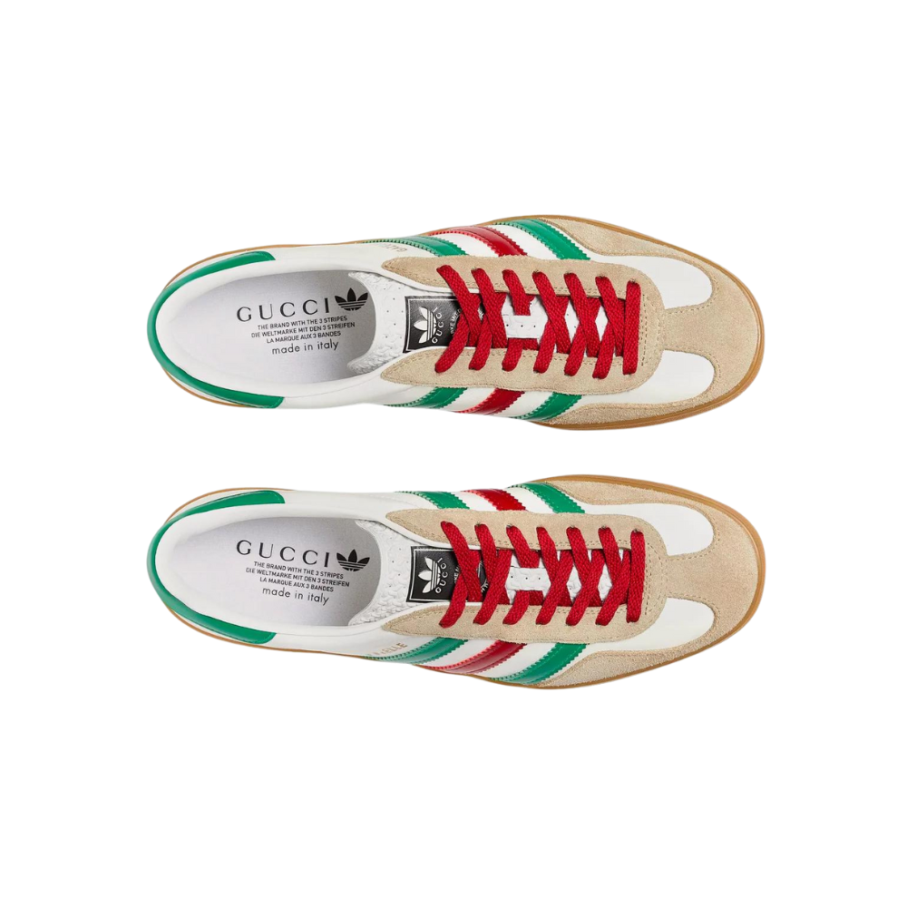 Adidas x GUCCI Gazelle  'White Green Red' - DUBAI ALL STAR