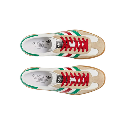 Adidas x GUCCI Gazelle  'White Green Red' - DUBAI ALL STAR