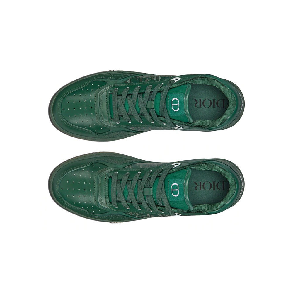 Dior World Tour B27 Low-Top Sneaker Oblique Green - DUBAI ALL STAR