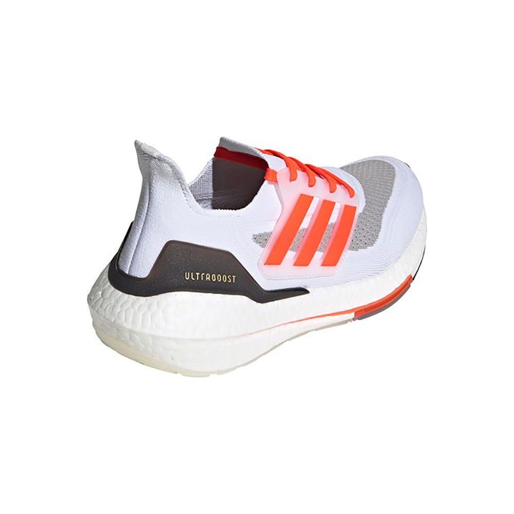 Adidas Ultraboost 21 "White - Solar Red - Gold Met" - DUBAI ALL STAR