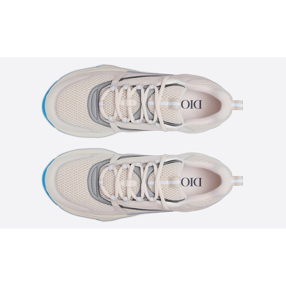 Dior B22 Cream Technical Mesh and Smooth Calfskin - DUBAI ALL STAR