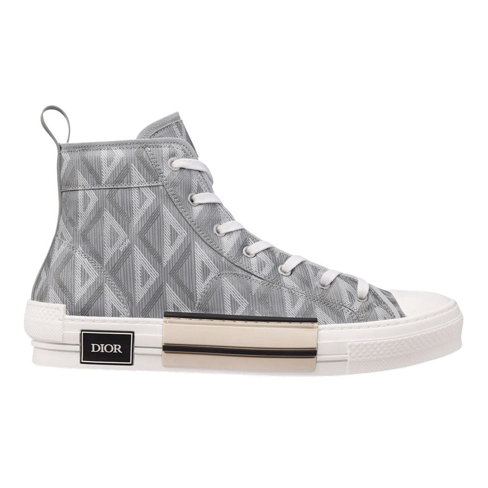 Dior B23 High-top Sneaker "Dior Gray Cd Diamond Canvas" - DUBAI ALL STAR