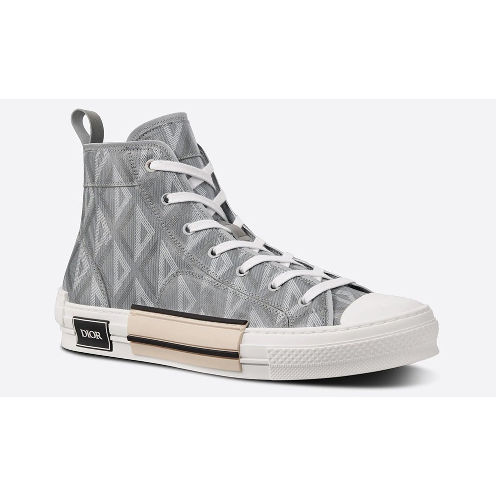 Dior B23 High-top Sneaker "Dior Gray Cd Diamond Canvas" - DUBAI ALL STAR