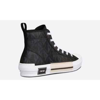 Dior B23 High-top Sneaker "Black CD Diamond Canvas" - DUBAI ALL STAR