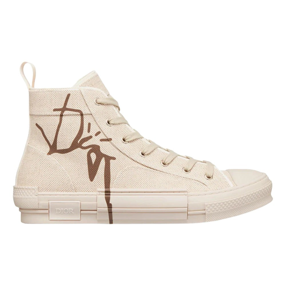 Dior B23 Cactus Jack Dior "Cream & Coffee" High-top Sneaker - DUBAI ALL STAR