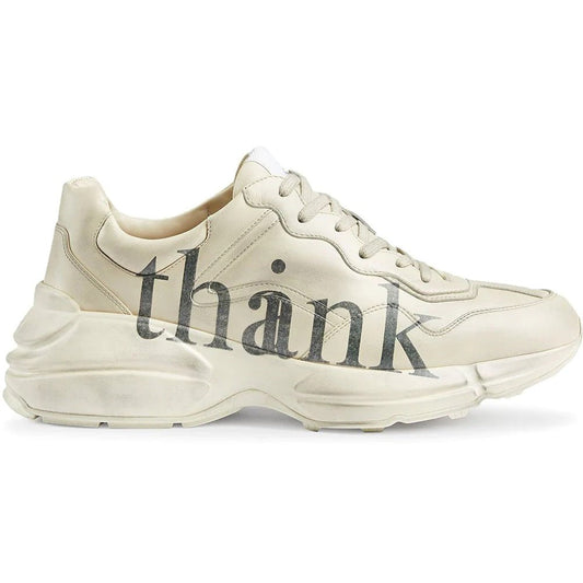 Gucci Rhyton 'think/thank' print sneaker - DUBAI ALL STAR