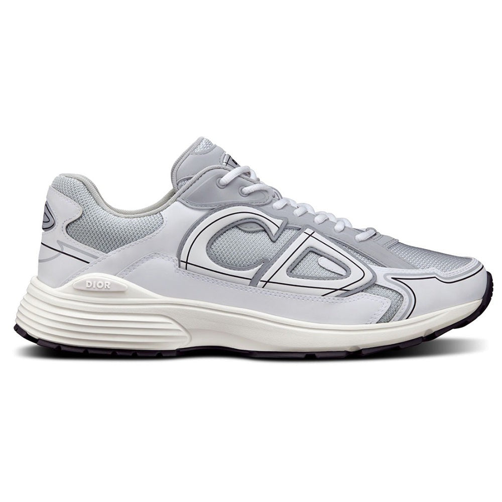 DIOR B30 SNEAKER "Gray Mesh and White Technical Fabric" - DUBAI ALL STAR