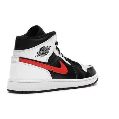 Air Jordan 1 Mid Black Chile Red White - DUBAI ALL STAR