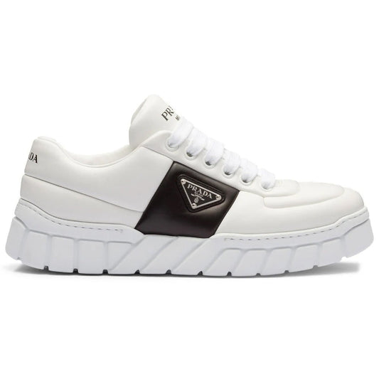 Prada padded leather sneakers 'White' - DUBAI ALL STAR