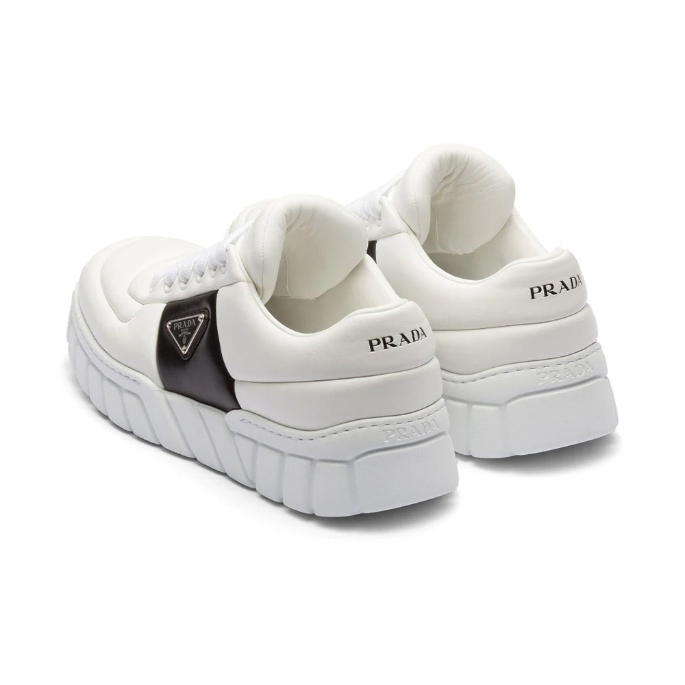 Prada padded leather sneakers 'White' - DUBAI ALL STAR