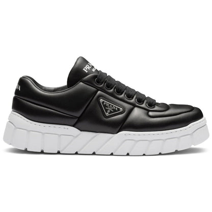 Prada padded leather sneakers 'Black' - DUBAI ALL STAR