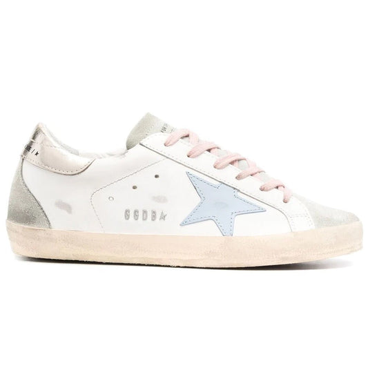 Golden Goose Wmns Superstar 'White Silver Ice Blue' - DUBAI ALL STAR