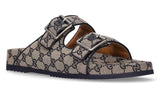 Gucci Gg Canvas Slide Sandals - GO BOST