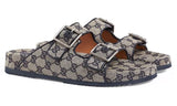 Gucci GG Supreme double-strap sandals - GO BOST