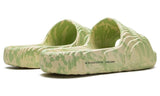 Adidas Adilette 22 Slides "Cream White/Green"
