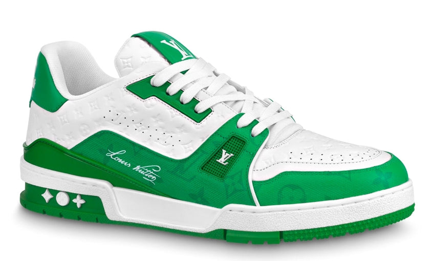 Louis Vuitton Trainer #54 Signature "Green White"