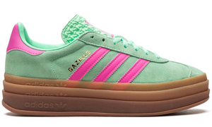 Adidas Gazelle Bold 'Pulse Mint Screaming Pink' - GO BOST