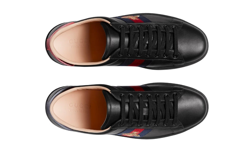 Gucci Ace Embroidered 'Black Bee' - GO BOST