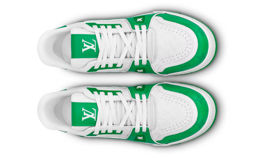 Louis Vuitton Trainer #54 Signature "Green White"