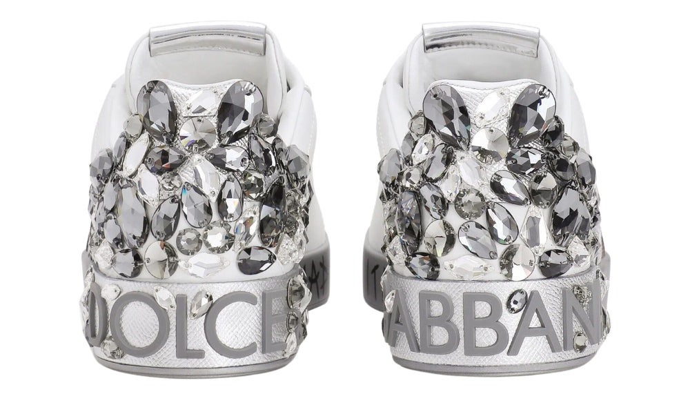 DOLCE & GABBANA  White ‘Portofino’ Sneakers - GO BOST