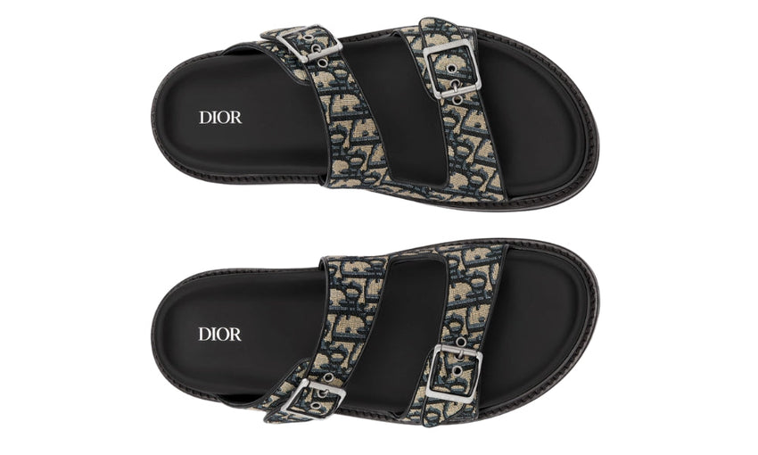 Dior Aqua Sandal "Beige and black" - GO BOST
