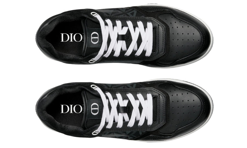 Dior B27 Low 'Black Smooth - White' - GO BOST
