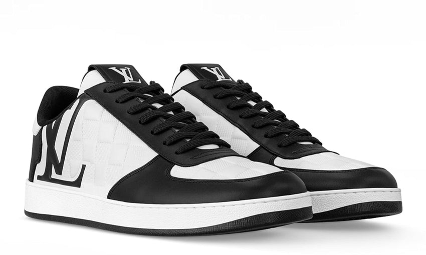 حذاء لويس فيتون ريفولي الرياضي "منقوش دامييه - أسود أبيض"