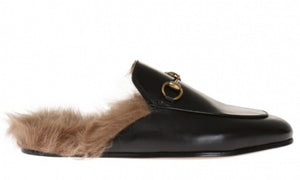 Gucci BLACK 'Princetown' slippers - GO BOST