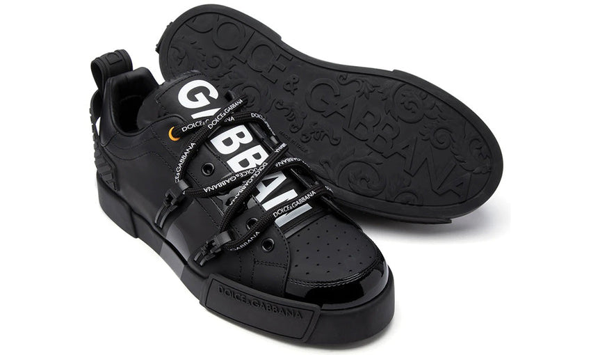 Dolce & Gabbana Portofino Sneakers in Black - GO BOST