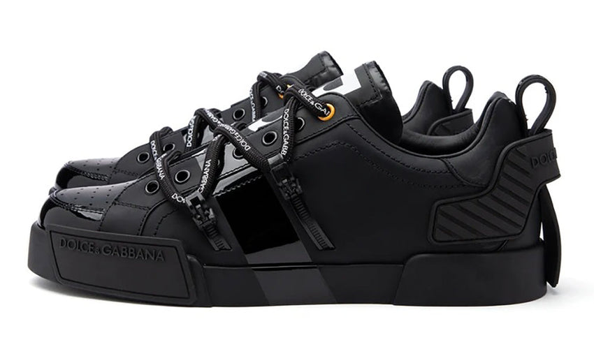 Dolce & Gabbana Portofino Sneakers in Black - GO BOST
