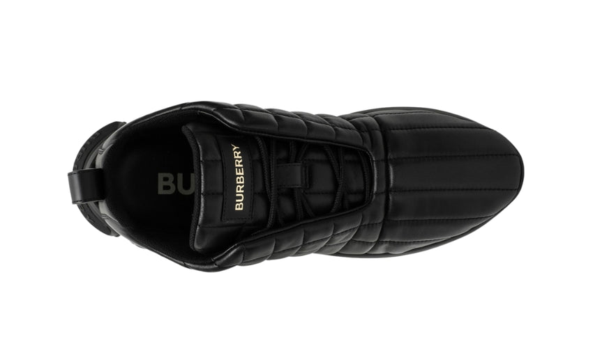 Burberry Quilted Leather Classic Sneakers 'Black'